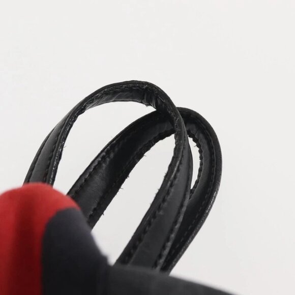 GUCCI GG Supreme Sherry Line Backpack PVC Black Auth BA5738 - Picture 10 of 15